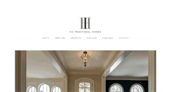 Desktop Screenshot of h3traditionalhomes.com